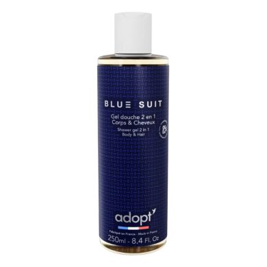 ADOPT BLUE SUIT GEL DOUCHE 2 EN 1 CORPS ET CHEVEUX 250 ML ADOPT BLUE SUIT GEL DOUCHE 2 EN 1 CORPS ET CHEVEUX 250 ML