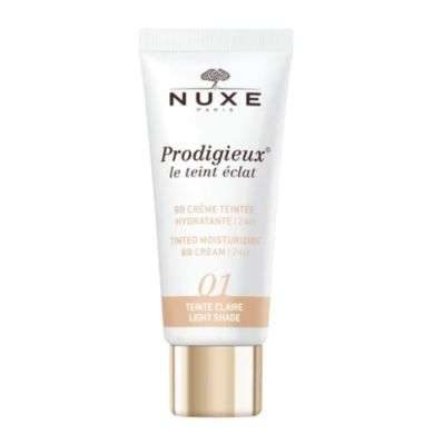 NUXE PRODIGIEUX LE TEINT ECLAT 01 BB CREME HYDRATANTE CLAIRE 30 ML NUXE PRODIGIEUX LE TEINT ECLAT 01 BB CREME HYDRATANTE CLAIRE 30 ML