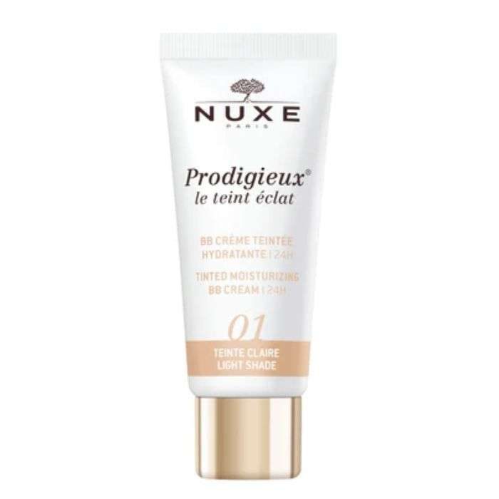 NUXE PRODIGIEUX LE TEINT ECLAT 01 BB CREME HYDRATANTE CLAIRE 30 ML NUXE PRODIGIEUX LE TEINT ECLAT 01 BB CREME HYDRATANTE CLAIRE 30 ML