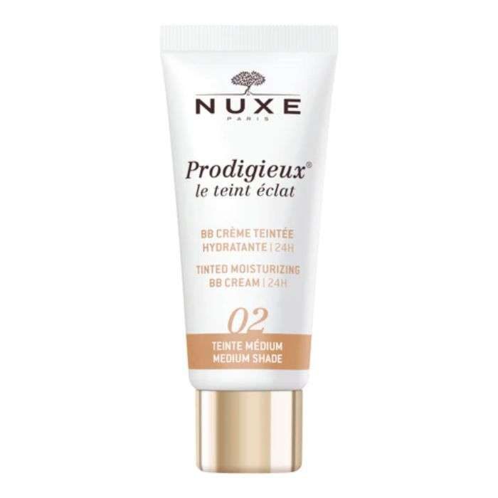 NUXE PRODIGIEUX LE TEINT ECLAT 02 BB CREME HYDRATANTE MEDIUM 30 ML NUXE PRODIGIEUX LE TEINT ECLAT 02 BB CREME HYDRATANTE MEDIUM 30 ML