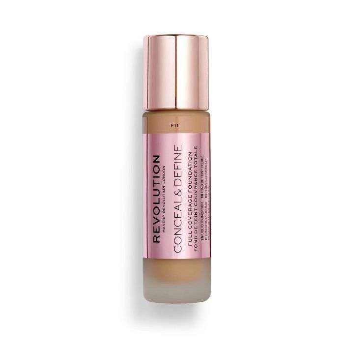 MAKEUP REVOLUTION CONCEAL AND DEFINE FOND DE TEINT LIQUIDE  MAKEUP REVOLUTION CONCEAL AND DEFINE FOND DE TEINT LIQUIDE