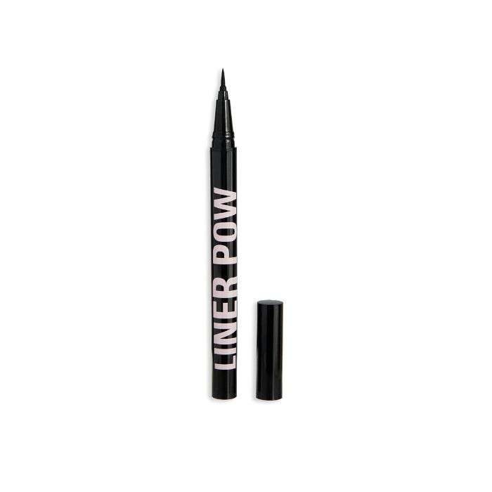 MAKEUP REVOLUTION LINER POW LIQUID EYELINER NOIR  MAKEUP REVOLUTION LINER POW LIQUID EYELINER NOIR