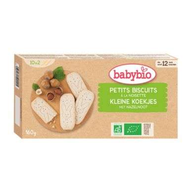 BABYBIO PETITS BISCUITS A LA NOISETTE 12 MOIS + 102 BABYBIO PETITS BISCUITS A LA NOISETTE 12 MOIS + 102
