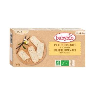 BABYBIO PETITS BISCUITS A LA VANILLE 12 MOIS + 102 BABYBIO PETITS BISCUITS A LA VANILLE 12 MOIS + 102