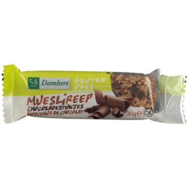 DAMHERT BAR MUESLI GRANOLAT MORCEAUX DE CHOCOLAT SANS GLUTEN 30 G DAMHERT BAR MUESLI GRANOLAT MORCEAUX DE CHOCOLAT SANS GLUTEN 30 G