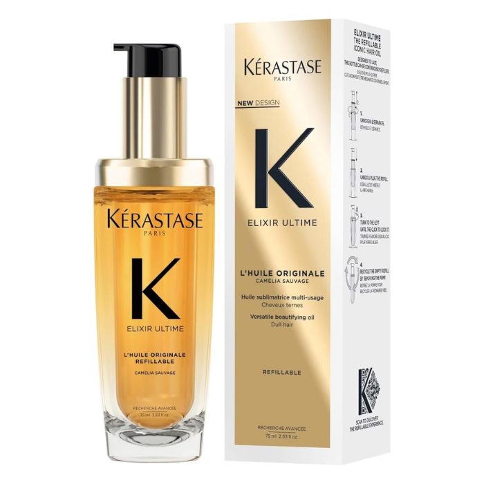 KERASTASE ELIXIR ULTIME HUILE SUBLIMATRICE MULTI USAGE CHEVEUX TERNES 75 ML