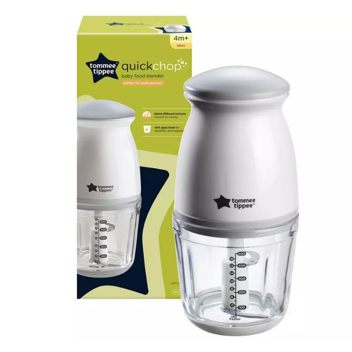 TOMMEE TIPPEE QUICK CHOP BABY FOOD BLENDER