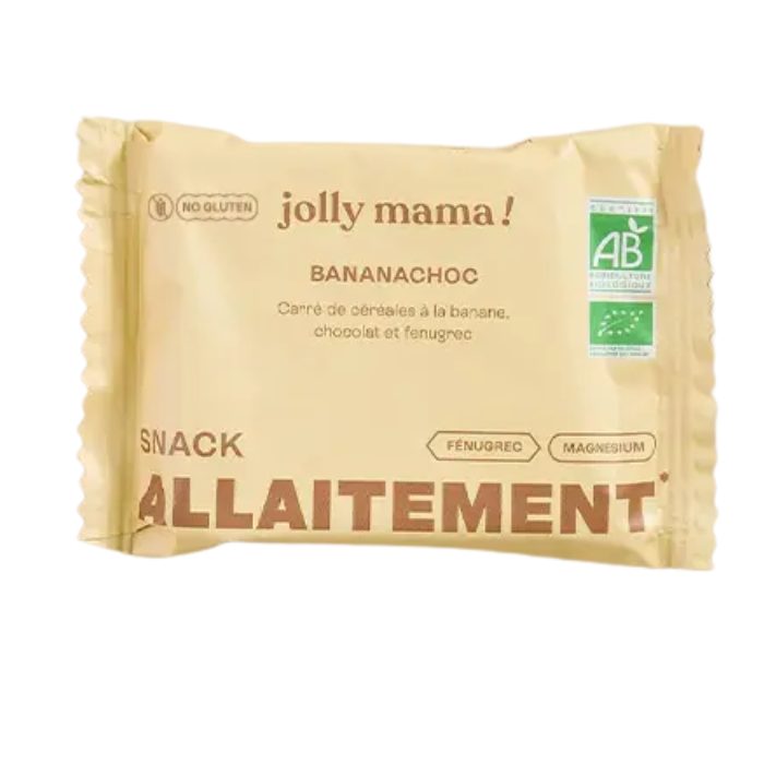 JOLLY MAMA BANANACHOC SNACK ALLAITEMENT 45 G JOLLY MAMA BANANACHOC SNACK ALLAITEMENT 45 G