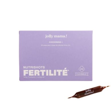 JOLLY MAMA COCOONING NUTRISHOTS FERTILITE 20 AMPOULES PLANTES ET ZINC JOLLY MAMA COCOONING NUTRISHOTS FERTILITE 20 AMPOULES PLANTES ET ZINC