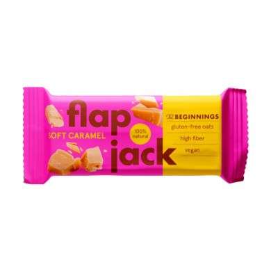 THE BEGINNINGS FLAPJACK SOFT CARAMEL THE BEGINNINGS FLAPJACK SOFT CARAMEL