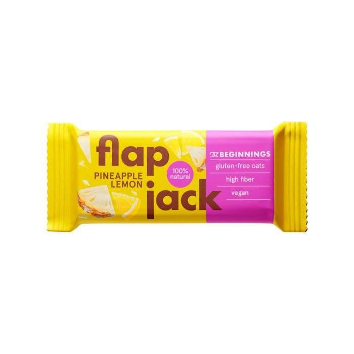 THE BEGINNINGS FLAPJACK ANANAS CITRON 60G THE BEGINNINGS FLAPJACK ANANAS CITRON 60G