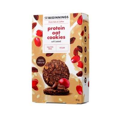 THE BEGINNINGS COOKIES PROTEINE AVOINE 80 G THE BEGINNINGS COOKIES PROTEINE AVOINE 80 G