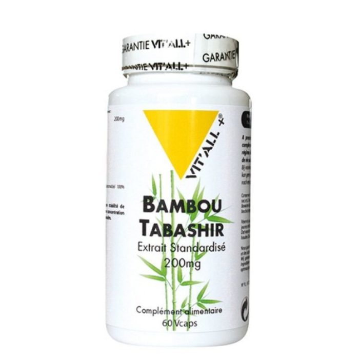 VITALL + BAMBOU TABASHIR BIOLOGIQUE 200 MG 60 GELULES VITALL + BAMBOU TABASHIR BIOLOGIQUE 200 MG 60 GELULES