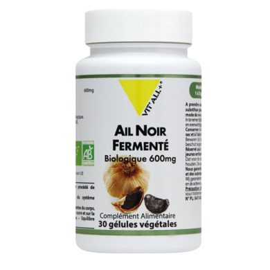 VITALL + AIL NOIR FERMENTE BIOLOGIQUE 600 MG 30 GELULES VITALL + AIL NOIR FERMENTE BIOLOGIQUE 600 MG 30 GELULES
