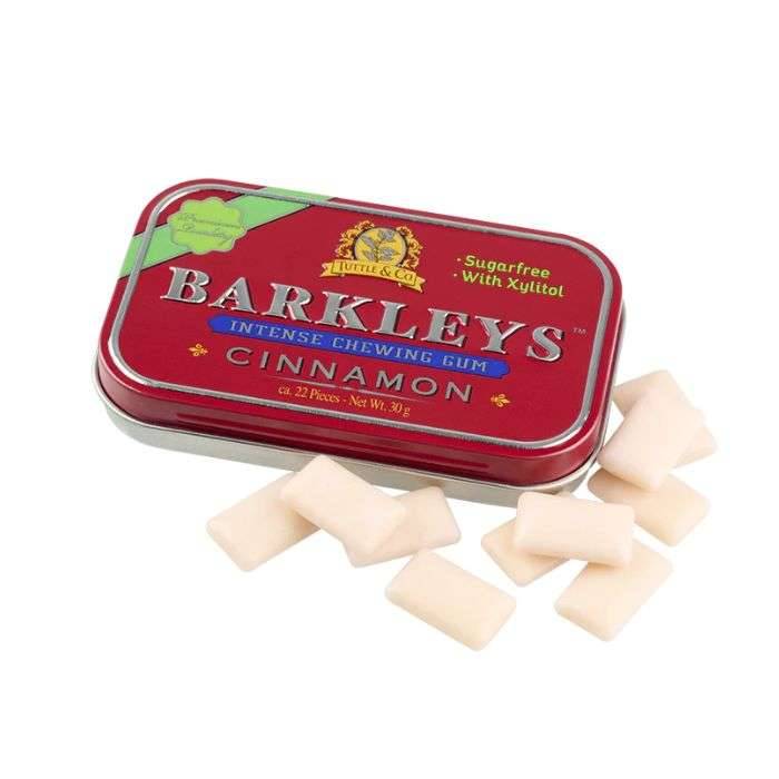 TUTTLE AND CO BARKLEYS CHEWING GUM INTENSE CANNELLE 22 PIECES TUTTLE AND CO BARKLEYS CHEWING GUM INTENSE CANNELLE 22 PIECES