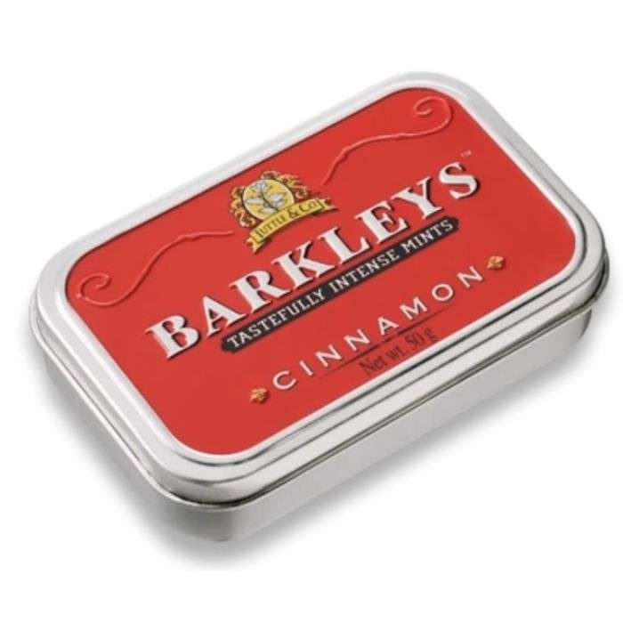 TUTTLE AND CO BARKLEYS MENTHE INTENSE ET SAVOUREUSE CANNELLE 50G TUTTLE AND CO BARKLEYS MENTHE INTENSE ET SAVOUREUSE CANNELLE 50G