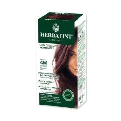 HERBATINT SOIN COLORANT PERMANENT 4M CHATAIN ACAJOU 150 ML HERBATINT SOIN COLORANT PERMANENT 4M CHATAIN ACAJOU 150 ML