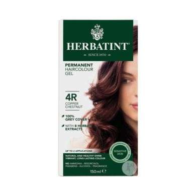 HERBATINT SOIN COLORANT PERMANENT 4R CHATAIN CUIVRE 150 ML HERBATINT SOIN COLORANT PERMANENT 4R CHATAIN CUIVRE 150 ML