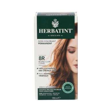 HERBATINT SOIN COLORANT PERMANENT 8R BLOND CLAIR CUIVRE 150 ML HERBATINT SOIN COLORANT PERMANENT 8R BLOND CLAIR CUIVRE 150 ML