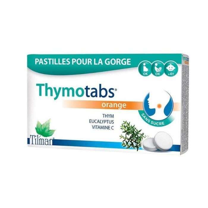 THYMOTABS ORANGE 12 PASTILLES POUR LA GORGE THYMOTABS ORANGE 12 PASTILLES POUR LA GORGE