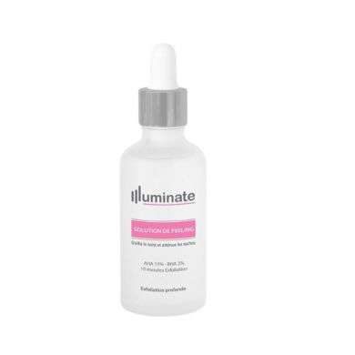 ILLUMINATE SOLUTION DE PEELING EXFOLIATION PROFONDE AHA 15 BHA 20 30 ML ILLUMINATE SOLUTION DE PEELING EXFOLIATION PROFONDE AHA 15 BHA 20 30 ML