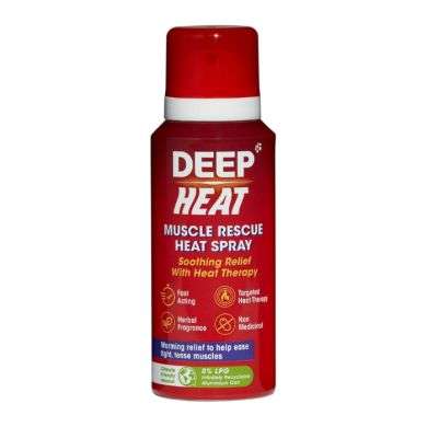 DEEP FREEZE MUSCLE RESCUE HEAT SPRAY 72.5 ML DEEP FREEZE MUSCLE RESCUE HEAT SPRAY 72.5 ML