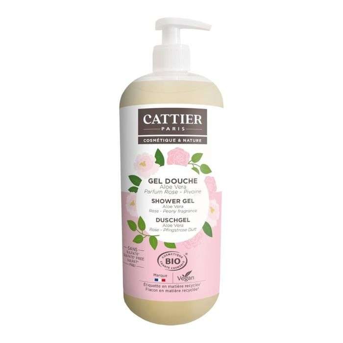 CATTIER GEL DOUCHE PARFUM ROSE PIVOINE 1 L CATTIER GEL DOUCHE PARFUM ROSE PIVOINE 1 L