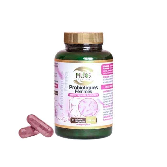 HUG PROBIOTIQUES FEMMES 30 GELULES 528 MG HUG PROBIOTIQUES FEMMES 30 GELULES 528 MG