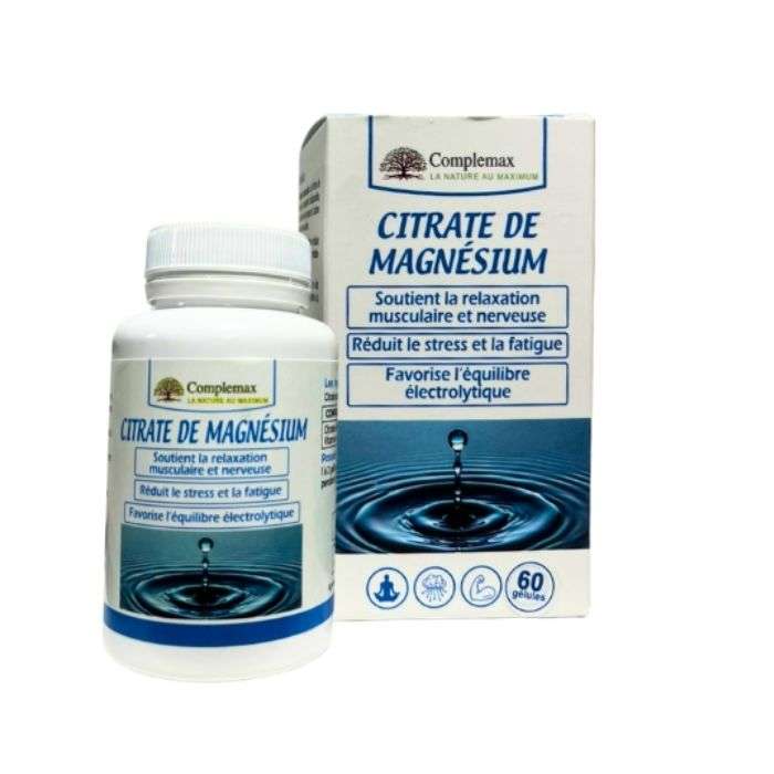 COMPLEMAX CITRATE DE MAGNESIUM 60 GELULES COMPLEMAX CITRATE DE MAGNESIUM 60 GELULES