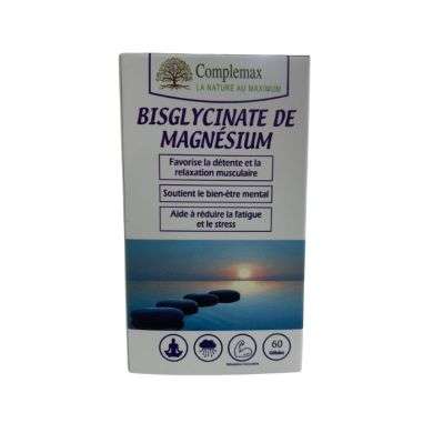 COMPLEMAX BISGLYCINATE DE MAGNESIUM 60 GELULES COMPLEMAX BISGLYCINATE DE MAGNESIUM 60 GELULES