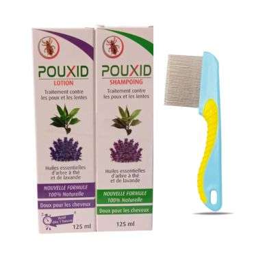 POUXID PACK TRAITEMENT ANTI POUX POUXID PACK TRAITEMENT ANTI POUX