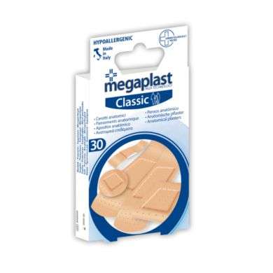 MEGAPLAST CLASSIQUE PANSEMENT ANATOMIQUE BOITE DE 30 MEGAPLAST CLASSIQUE PANSEMENT ANATOMIQUE BOITE DE 30