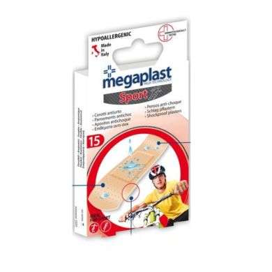 MEGAPLAST SPORT PANSEMENT ANTICHOC BOITE DE 15 MEGAPLAST SPORT PANSEMENT ANTICHOC BOITE DE 15