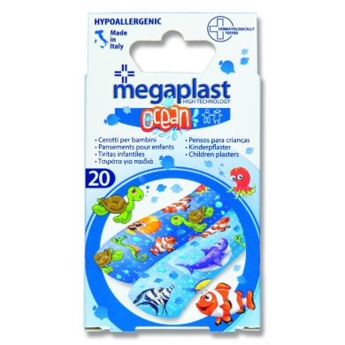MEGAPLAST OCEAN PANSEMENT POUR ENFANT BOITE DE 20 MEGAPLAST OCEAN PANSEMENT POUR ENFANT BOITE DE 20