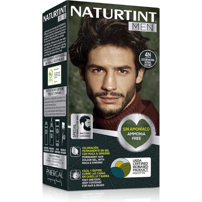NATURTINT MEN 4N CHATAIN NATUREL 150 ML NATURTINT MEN 4N CHATAIN NATUREL 150 ML