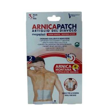 MEGAPLAST ARNICA PATCH BOITE DE 2 ACTION 24 H MEGAPLAST ARNICA PATCH BOITE DE 2 ACTION 24 H