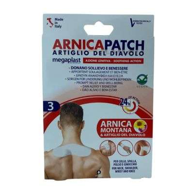 MEGAPLAST ARNICA PATCH APAISANT BOITE DE 3 MEGAPLAST ARNICA PATCH APAISANT BOITE DE 3