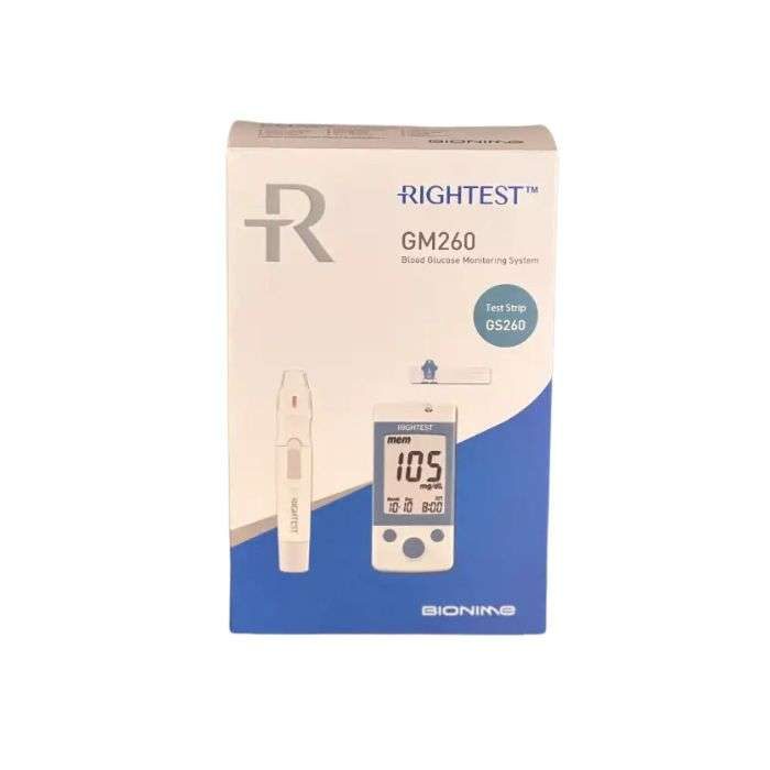 BIONIME RIGHTEST WIZ GM 260 GLUCOMETRE LECTEUR DE GLYCEMIE + 10 BANDELETTES + STYLO AUTOPIQUEUR + 10 LANCETTES  BIONIME RIGHTEST WIZ GM 260 GLUCOMETRE LECTEUR DE GLYCEMIE + 10 BANDELETTES + STYLO AUTOPIQUEUR + 10 LANCETTES