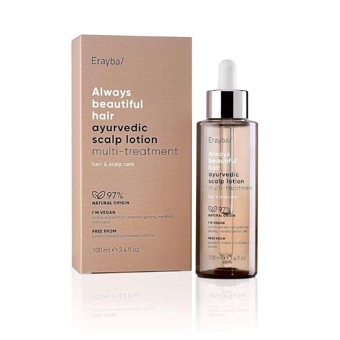 ERAYBA ALWAYS BEAUTIFUL HAIR AYURVEDIC LOTION POUR CUIR CHEVELU MULTI TRAITEMENT 100ML ERAYBA ALWAYS BEAUTIFUL HAIR AYURVEDIC LOTION POUR CUIR CHEVELU MULTI TRAITEMENT 100ML
