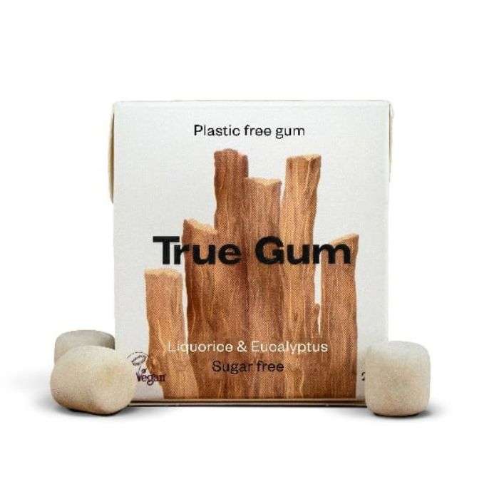 TRUE CHEWING GUM REGLISE ET EUCALYPTUS SANS SUCRE 21G TRUE CHEWING GUM REGLISE ET EUCALYPTUS SANS SUCRE 21G