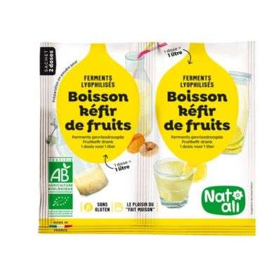 NATALI FERMENT PREPARATION KEFIR DE FRUIT 25G NATALI FERMENT PREPARATION KEFIR DE FRUIT 25G