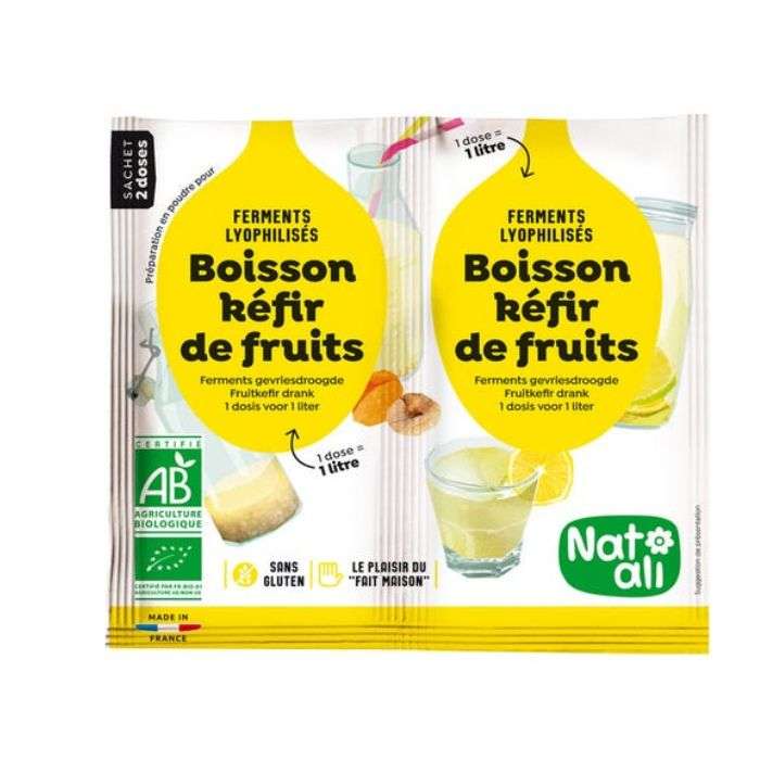 NATALI FERMENT PREPARATION KEFIR DE FRUIT 25G NATALI FERMENT PREPARATION KEFIR DE FRUIT 25G
