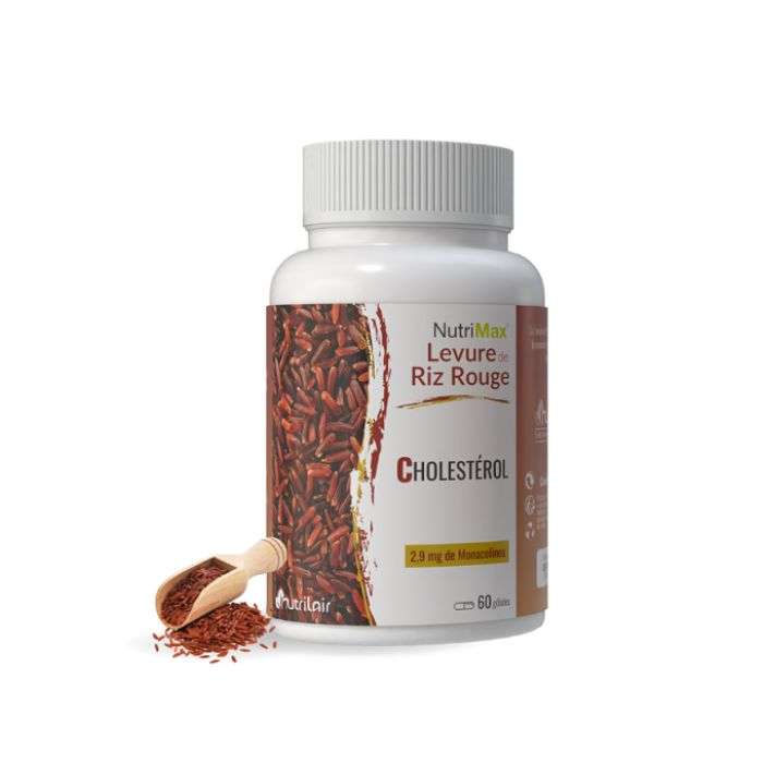 NUTRIMAX LEVURE DE RIZ ROUGE 60 GELULES A 240 MG NUTRIMAX LEVURE DE RIZ ROUGE 60 GELULES A 240 MG