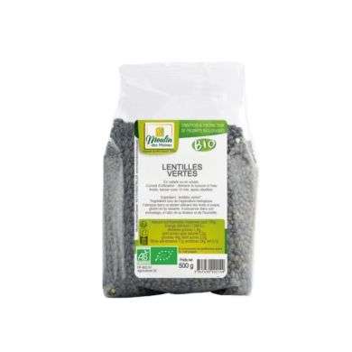 MOULIN DES MOINES LENTILLES VERTES 500 G MOULIN DES MOINES LENTILLES VERTES 500 G