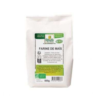 MOULIN DES MOINES FARINE DE MAIS 500G MOULIN DES MOINES FARINE DE MAIS 500G