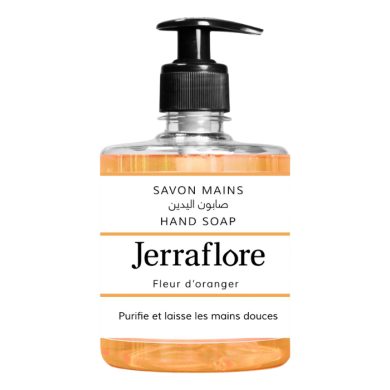 JERRAFLORE SAVON LIQUIDE MAINS FLEUR D ORANGER 500 ML JERRAFLORE SAVON LIQUIDE MAINS FLEUR D ORANGER 500 ML