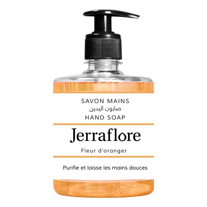 JERRAFLORE SAVON LIQUIDE MAINS FLEUR D ORANGER 500 ML
