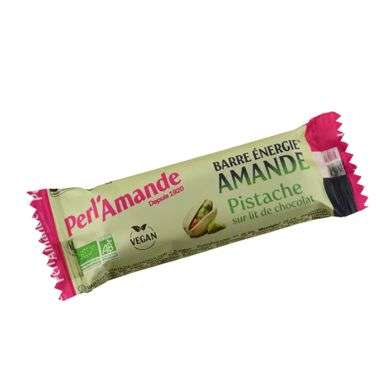 PERLE DAMANDE BARRE ENERGIE AMANDE PISTACHE 25G PERLE DAMANDE BARRE ENERGIE AMANDE PISTACHE 25G