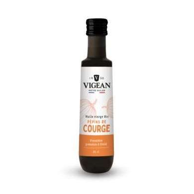 VIGEAN HUILE VIERGE BIO PEPINS DE COURGE 250 ML VIGEAN HUILE VIERGE BIO PEPINS DE COURGE 250 ML