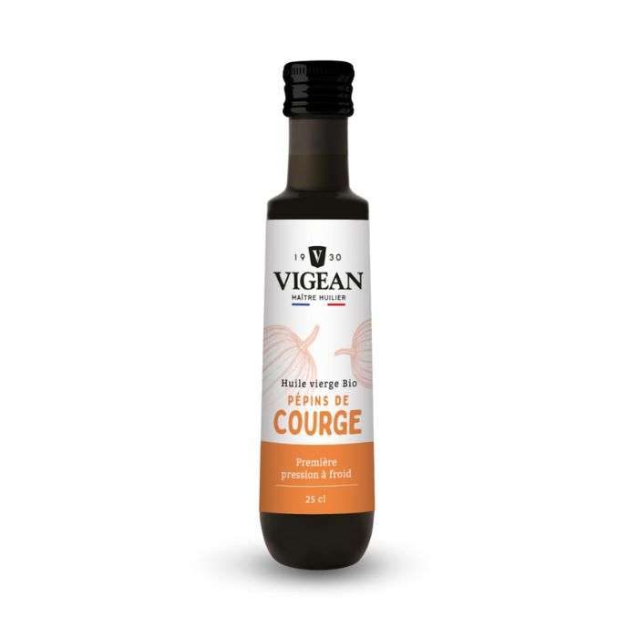 VIGEAN HUILE VIERGE BIO PEPINS DE COURGE 250 ML VIGEAN HUILE VIERGE BIO PEPINS DE COURGE 250 ML